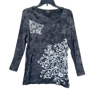 Tryst by Matthew Burnout Filigree Top Size L Goth Grunge Alternative Edgy USA